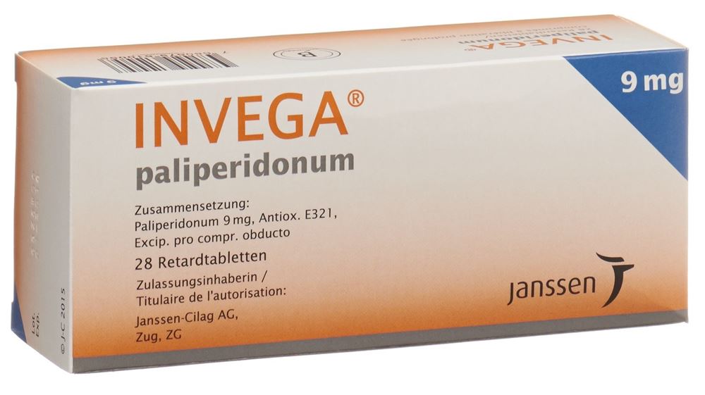 Invega 9 mg, Retardtabletten