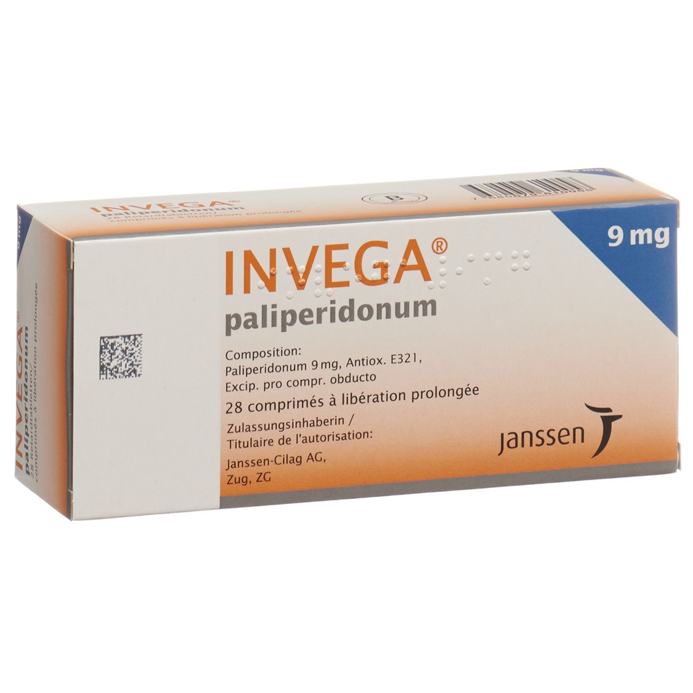 Invega 9 mg, Retardtabletten