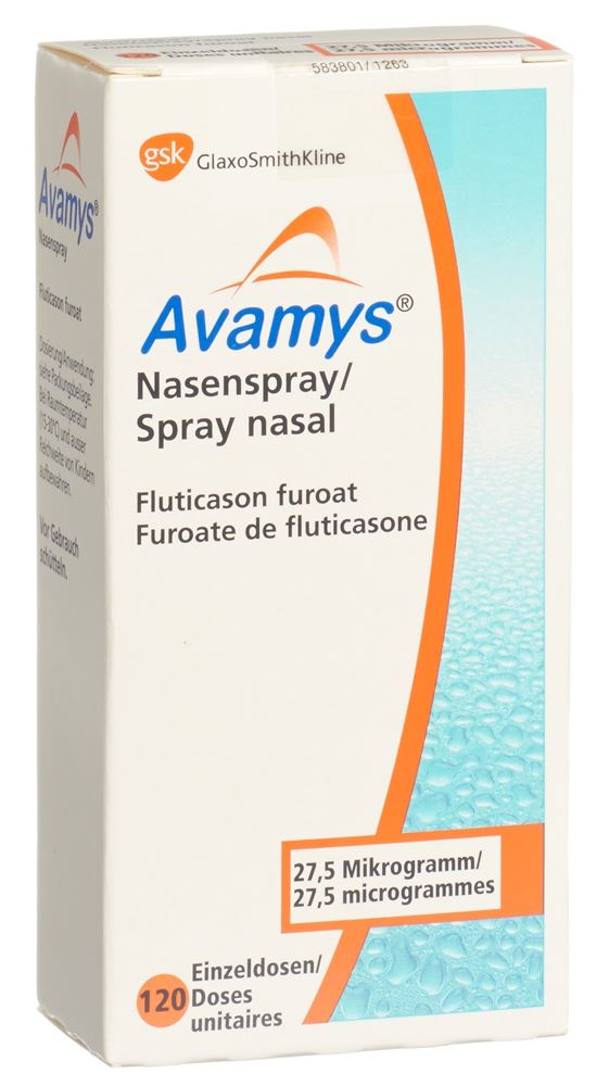 AVAMYS spray nasal 27.5 mcg/dose 120 dos