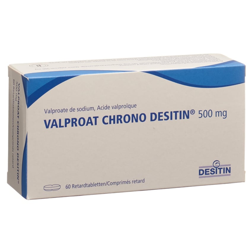 VALPROAT CHRONO Desitin cpr ret 500 mg 60 pce