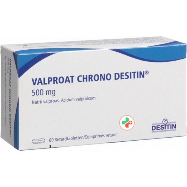 VALPROAT CHRONO Desitin cpr ret 500 mg 60 pce