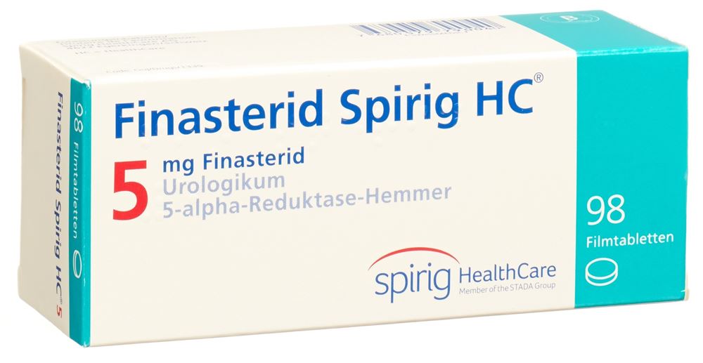 FINASTERIDE Spirig HC cpr pellic 5 mg 98 pce