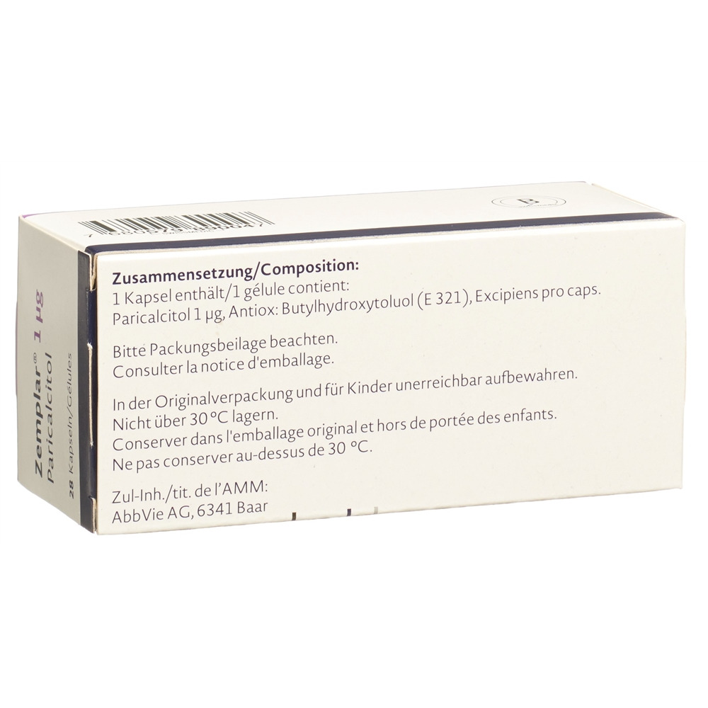 ZEMPLAR caps moll 1 µg 28 pce