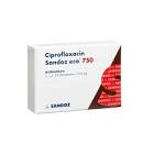 CIPROFLOXACINE Sandoz eco cpr pell 750 mg 20 pce
