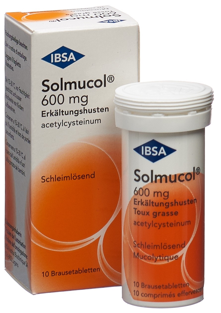 Solmucol 600 tosse grassa, compressa effervescente