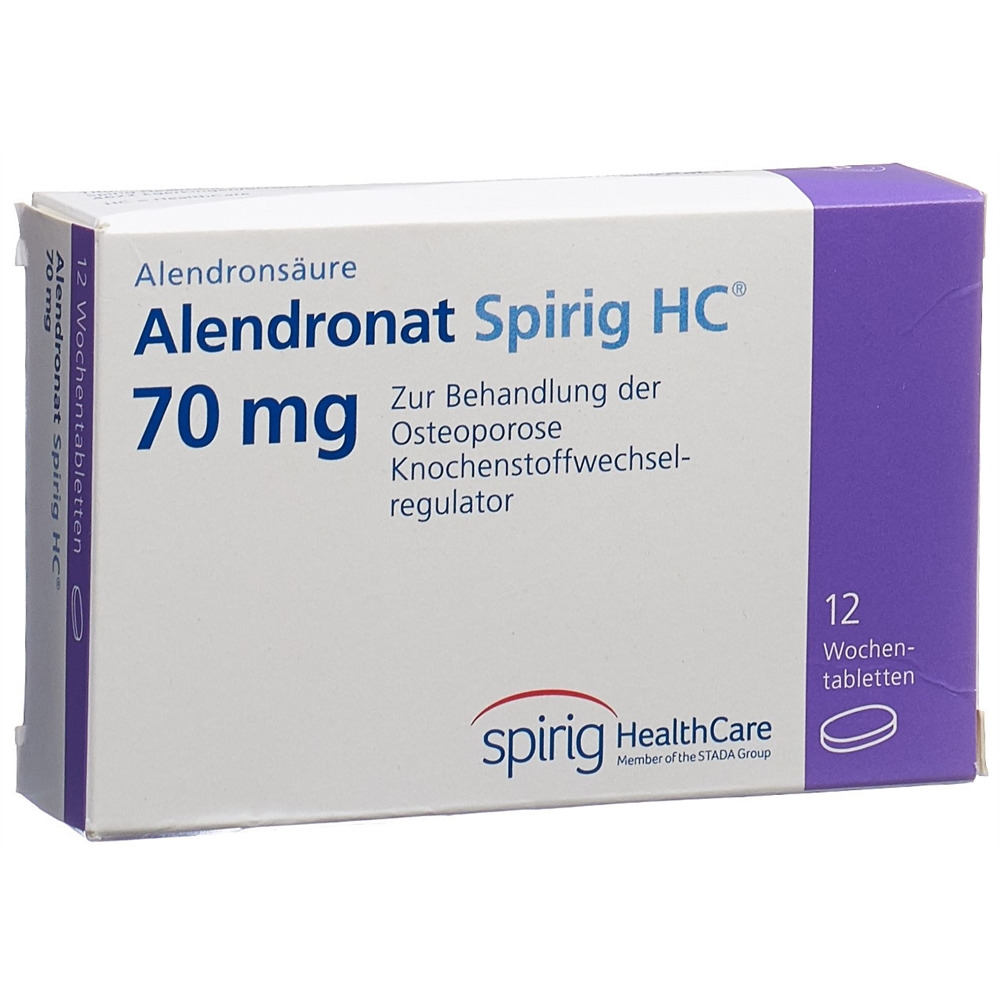 ALENDRONATE Spirig HC cpr 70 mg 12 pce