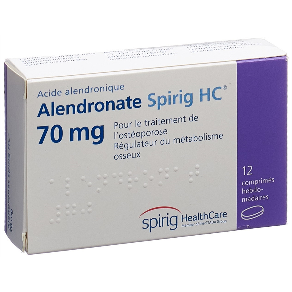 ALENDRONATE Spirig HC cpr 70 mg 12 pce