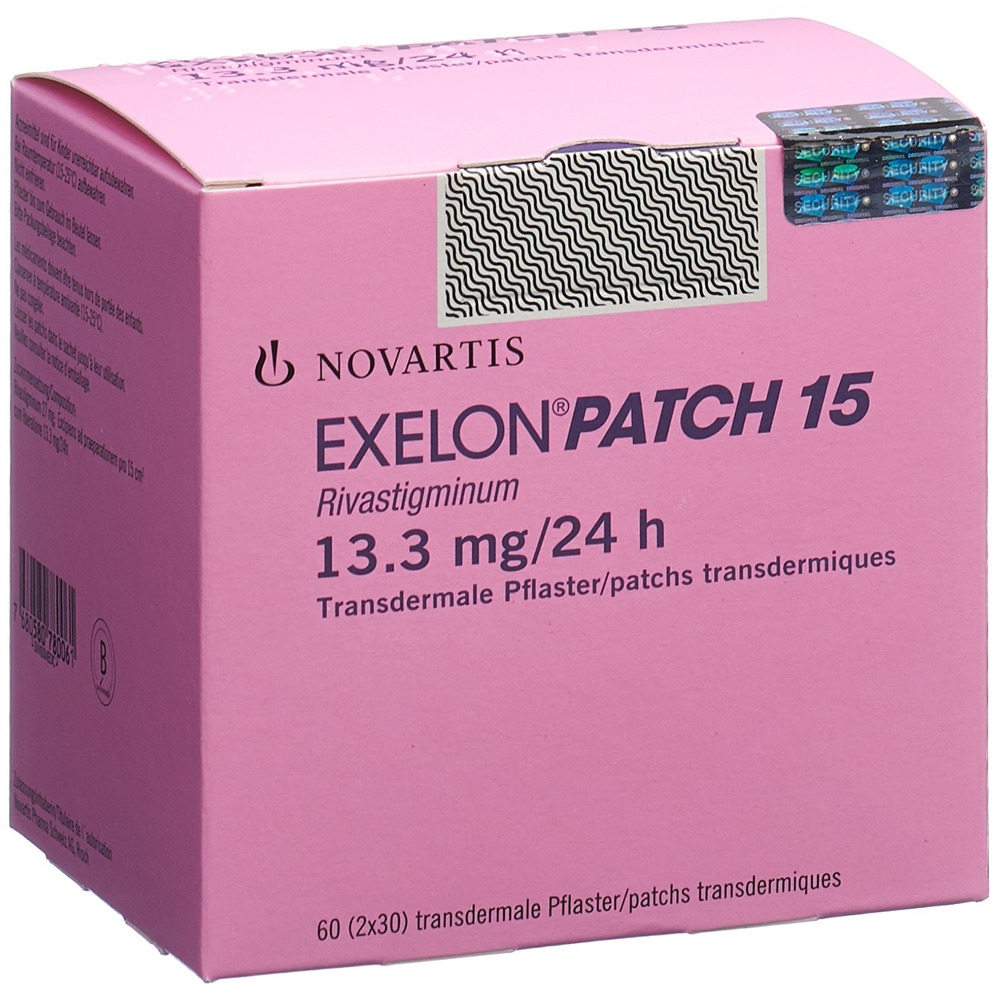 EXELON Patch 15 patch mat 13.3 mg/24h 60 pce