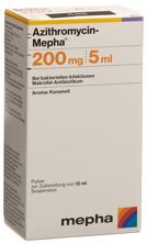 Azithromycine-Mepha, susp 200 mg/5ml (ancien), 15 ml