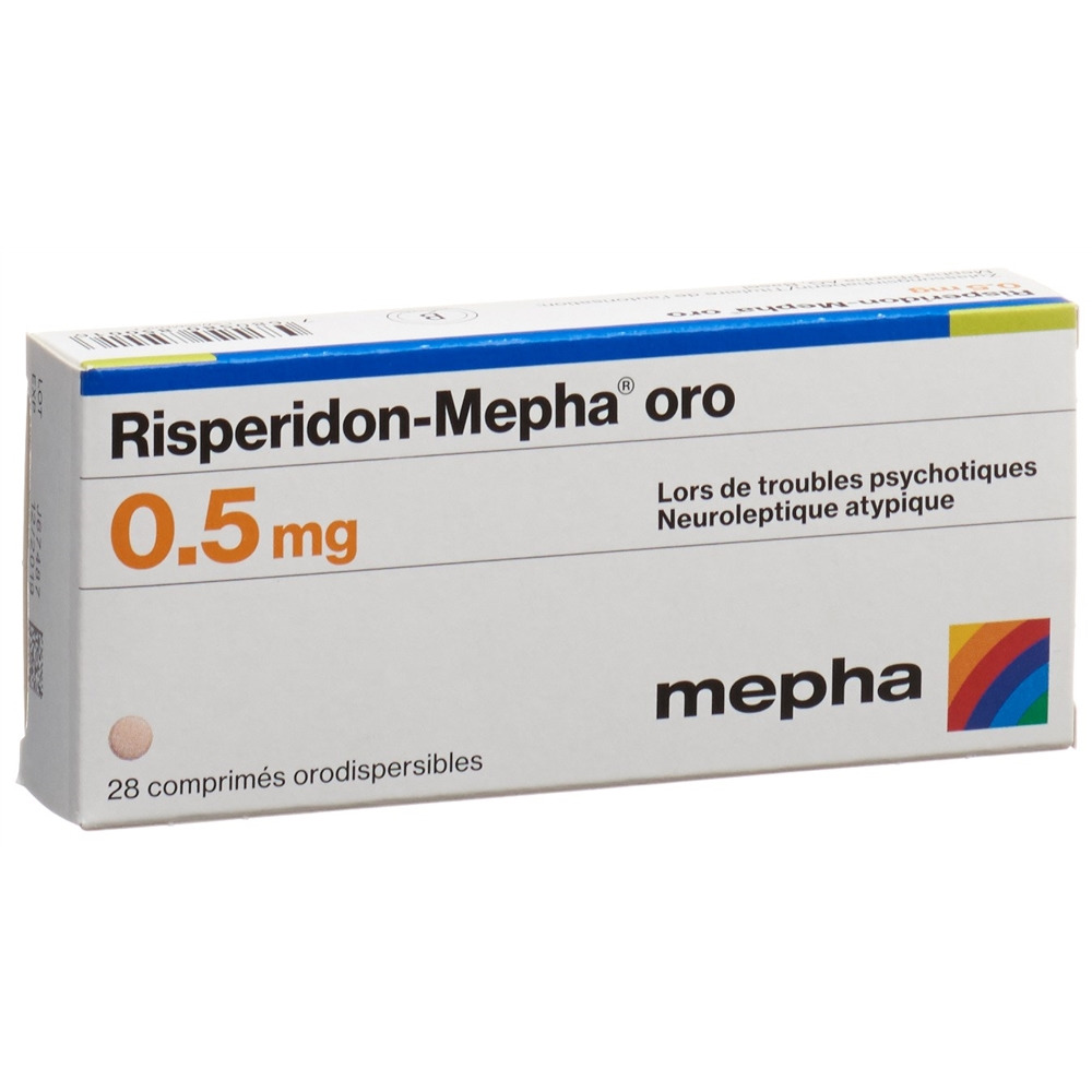 RISPERIDON Mepha oro cpr orodisp 0.5 mg 28 pce