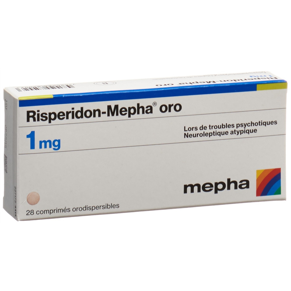 Risperidon-Mepha 1 mg oro, Schmelztabletten