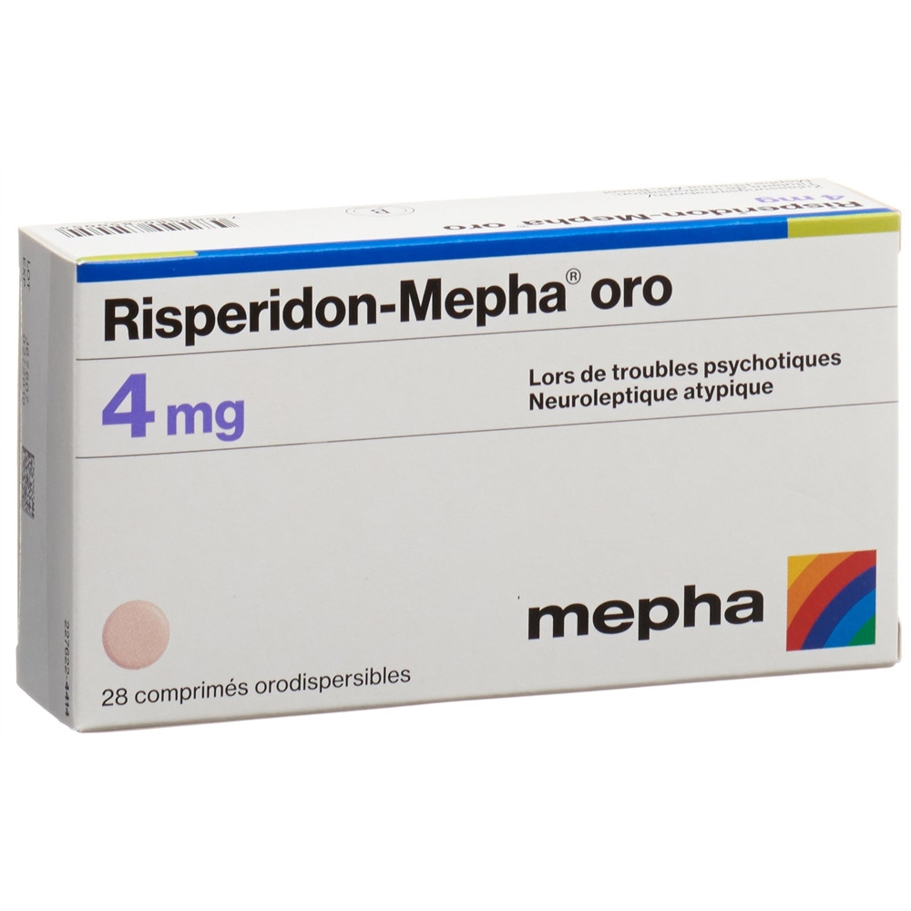 Risperidon-Mepha 4 mg oro, Schmelztabletten