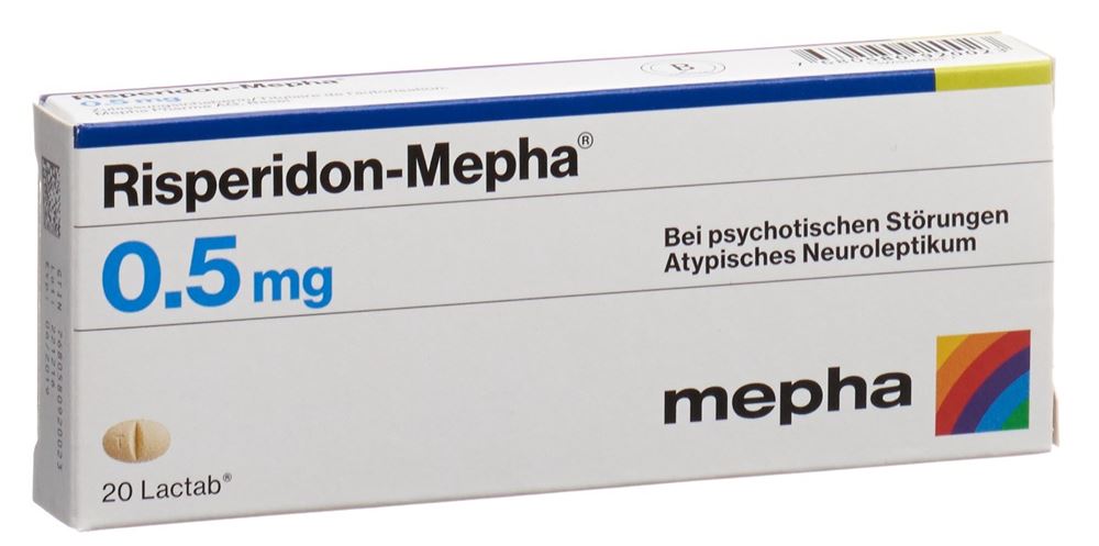 RISPERIDON Mepha Lactab 0.5 mg 20 pce