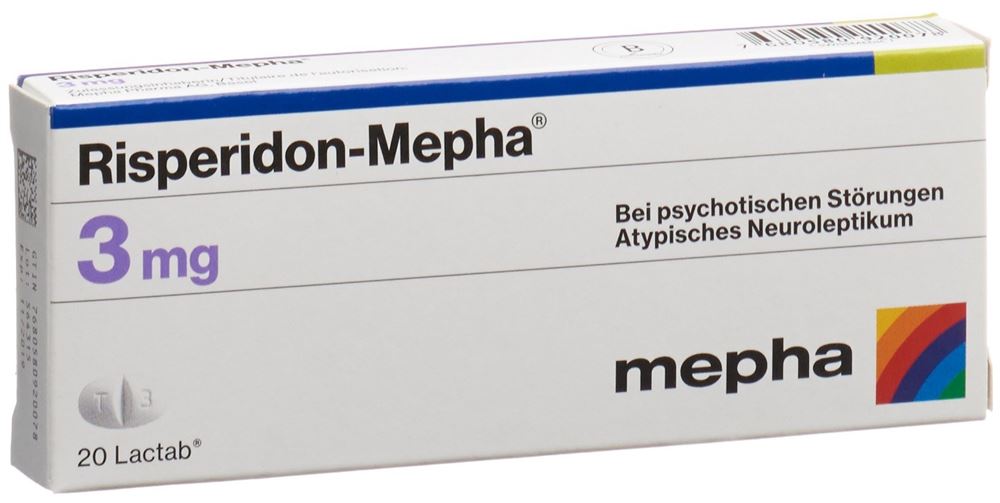 RISPERIDON Mepha Lactab 3 mg 20 pce
