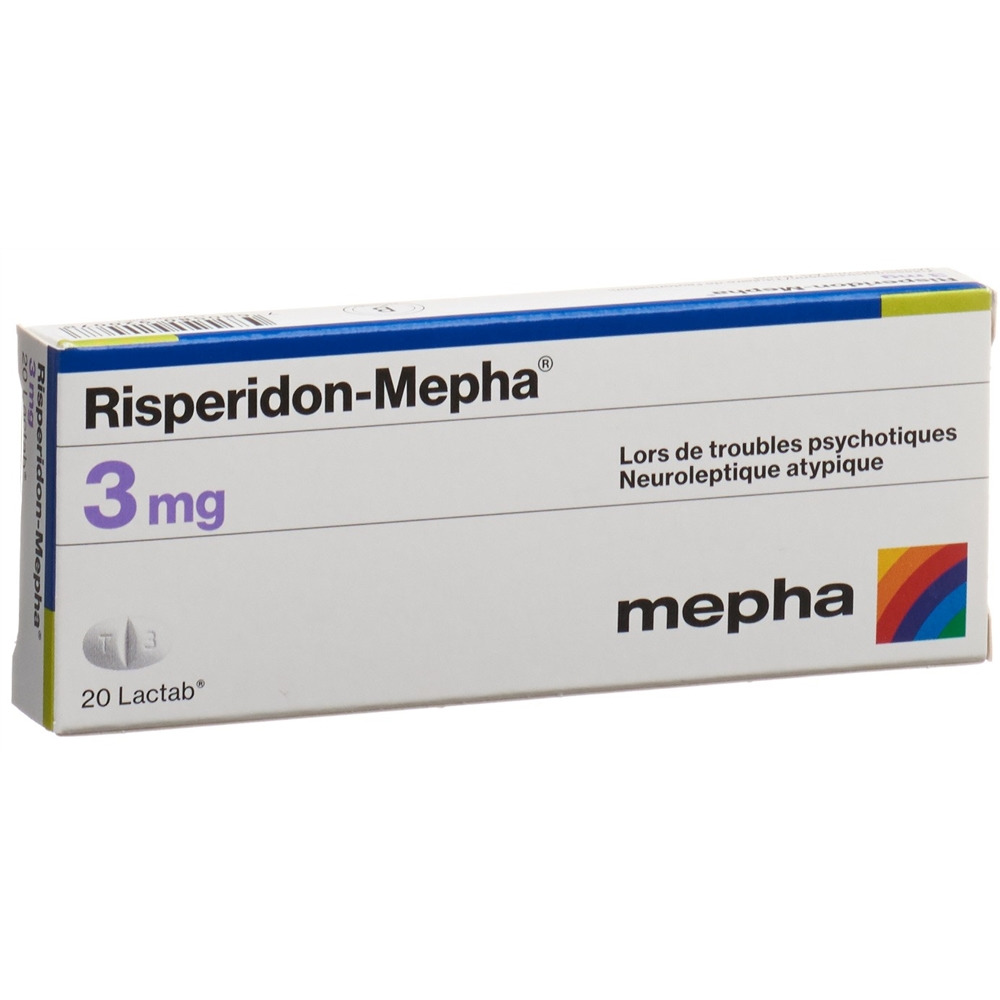 RISPERIDON Mepha Lactab 3 mg 20 pce