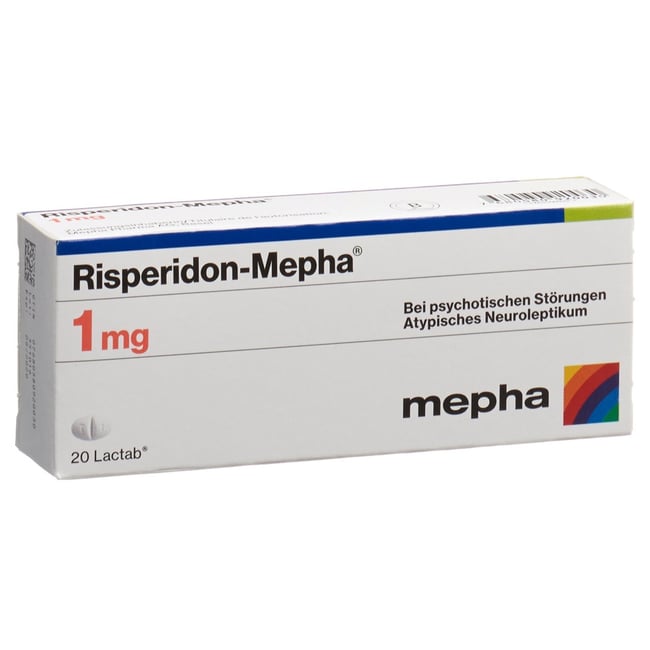 RISPERIDON Mepha Lactab 3 mg 20 pce