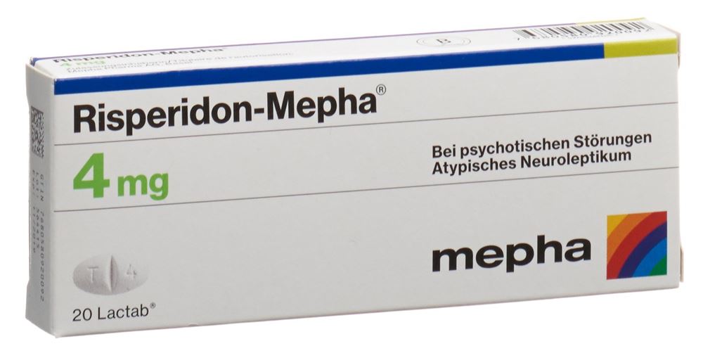 RISPERIDON Mepha Lactab 4 mg 20 pce