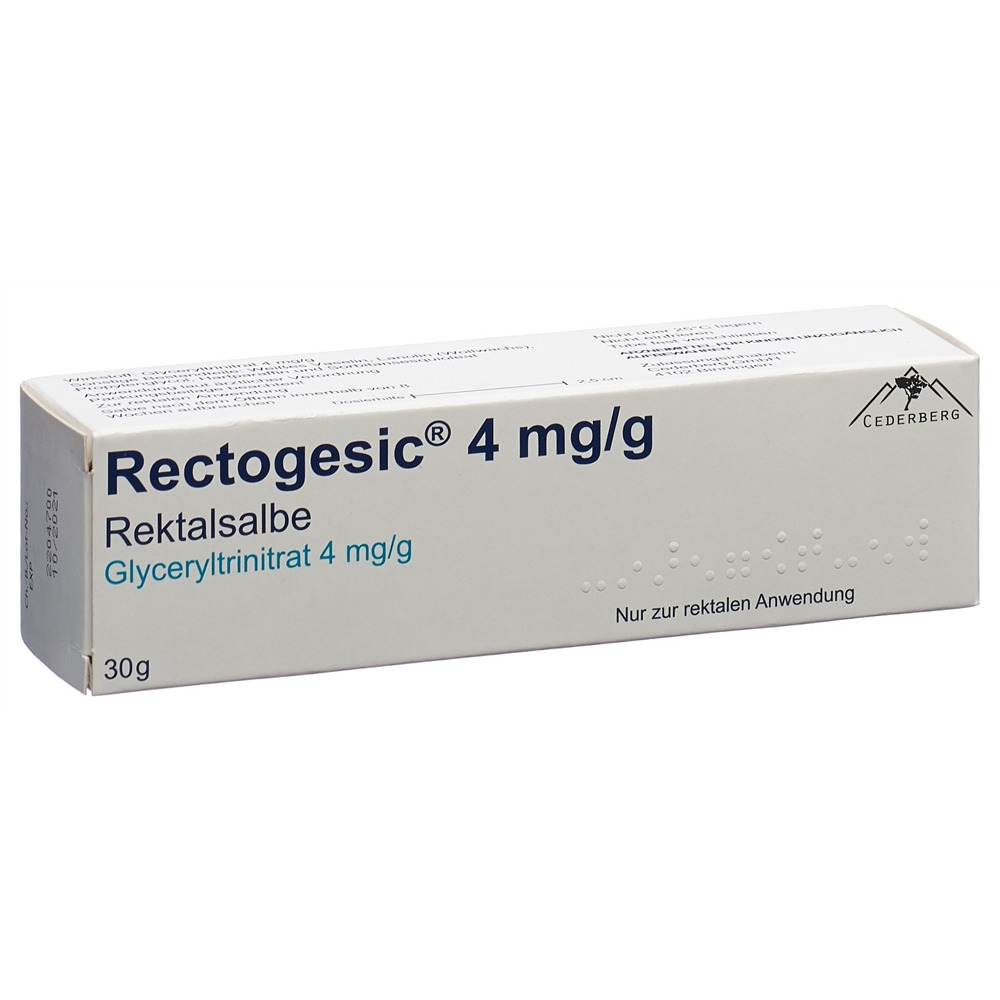 Rectogesic, Rektalsalbe