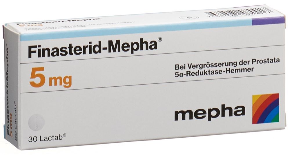 FINASTERID Mepha Lactab 5 mg 30 pce
