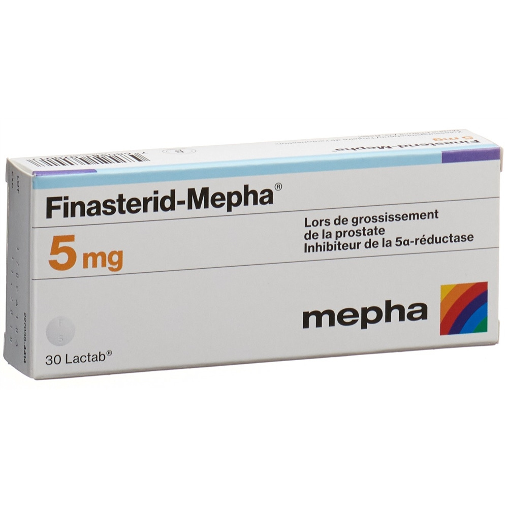 FINASTERID Mepha Lactab 5 mg 30 pce