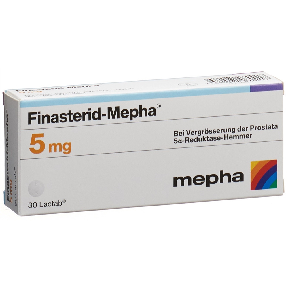 FINASTERID Mepha Lactab 5 mg 100 pce