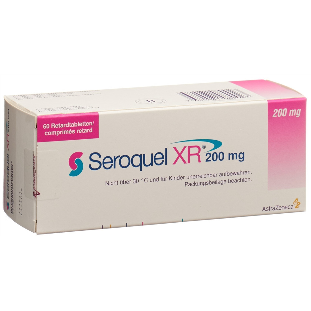 Seroquel XR 200 mg, Retardtabletten