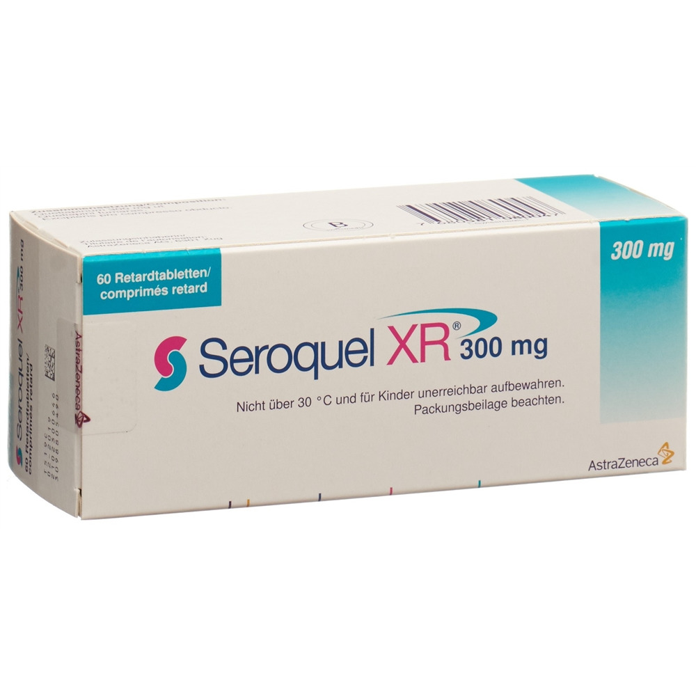 SEROQUEL XR cpr ret 300 mg 60 pce