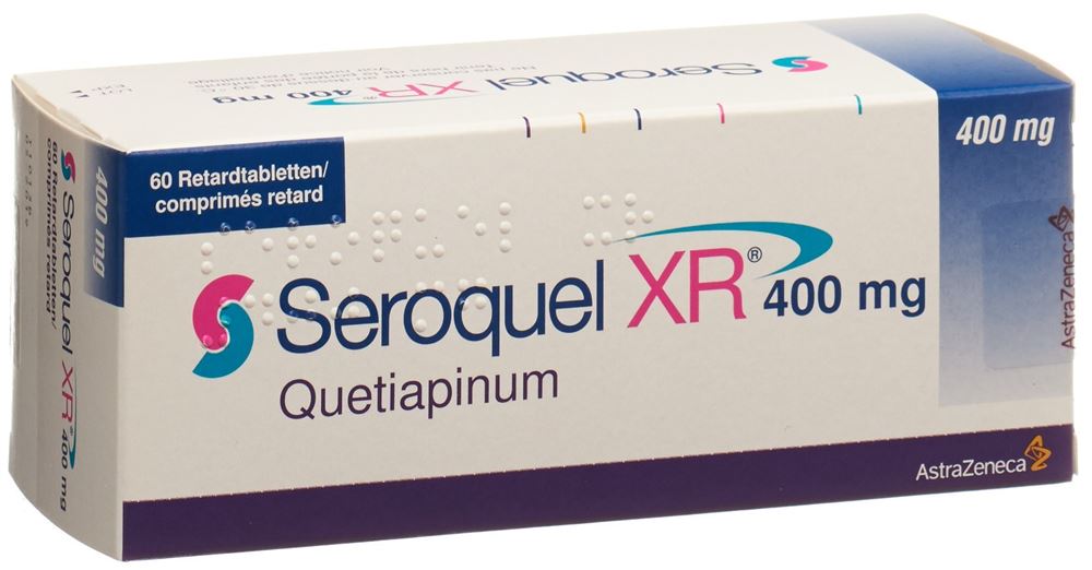 SEROQUEL XR cpr ret 400 mg 60 pce
