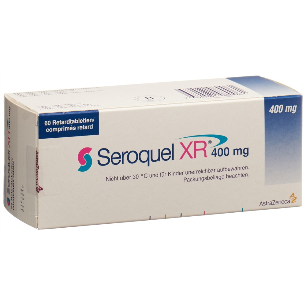 SEROQUEL XR cpr ret 400 mg 60 pce