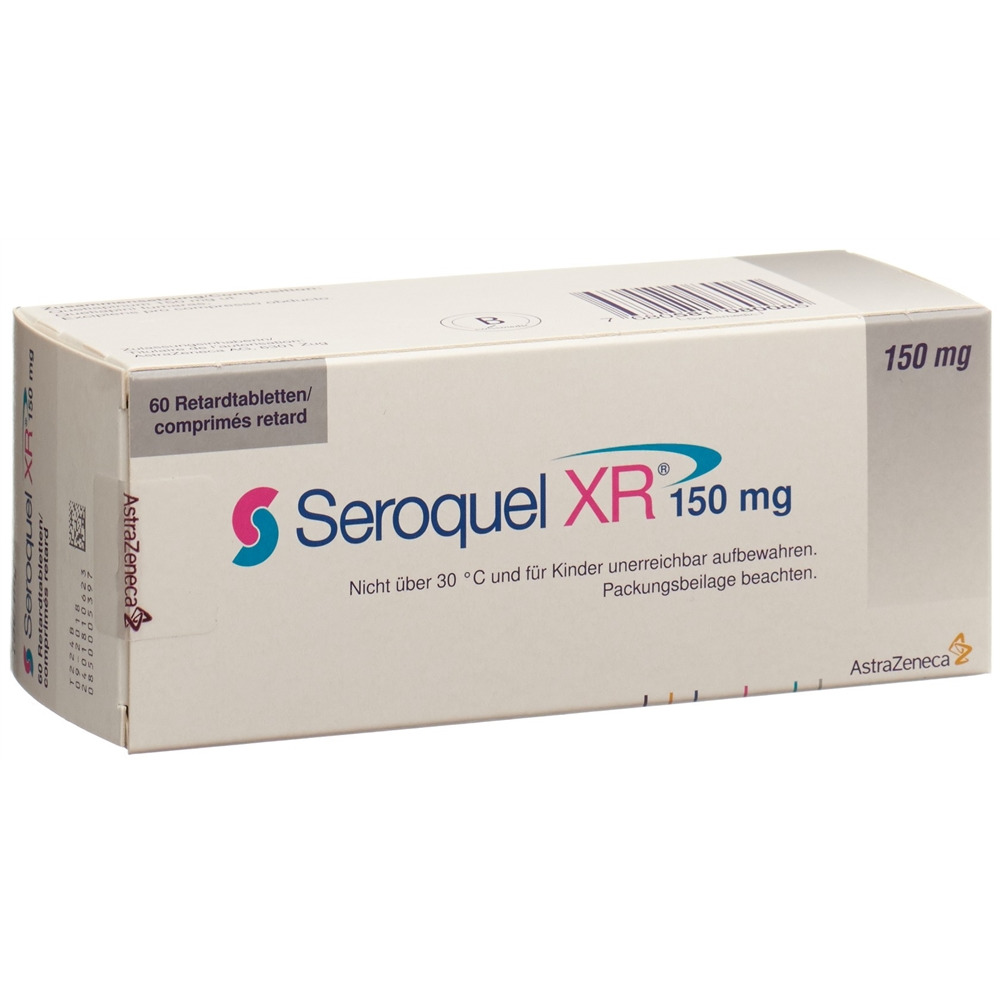 SEROQUEL XR cpr ret 150 mg 60 pce