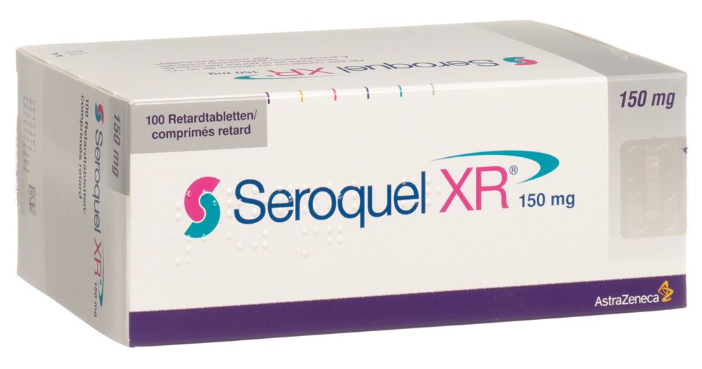 SEROQUEL XR cpr ret 150 mg 100 pce