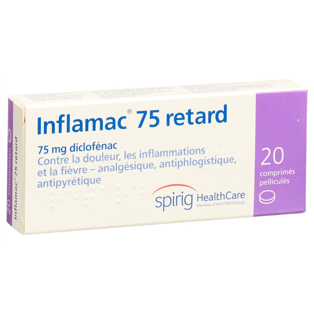 INFLAMAC retard cpr pell ret 75 mg 20 pce