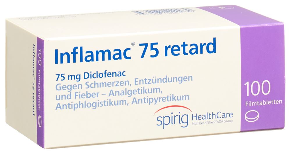 Inflamac 75 retard, Retardtabletten