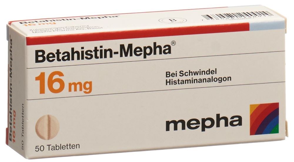 Betahistin-Mepha 16, Tabletten