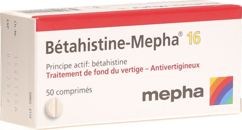 BETAHISTIN Mepha cpr 16 mg 50 pce
