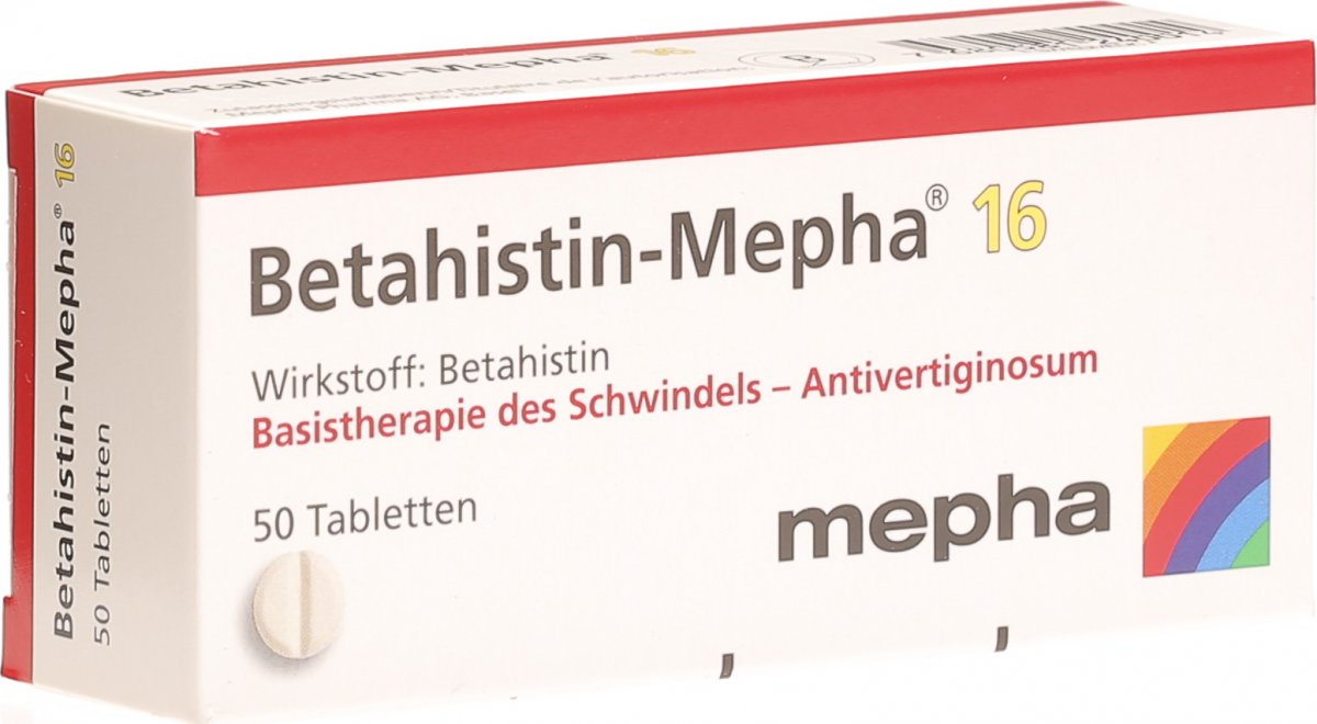BETAHISTIN Mepha cpr 16 mg 100 pce