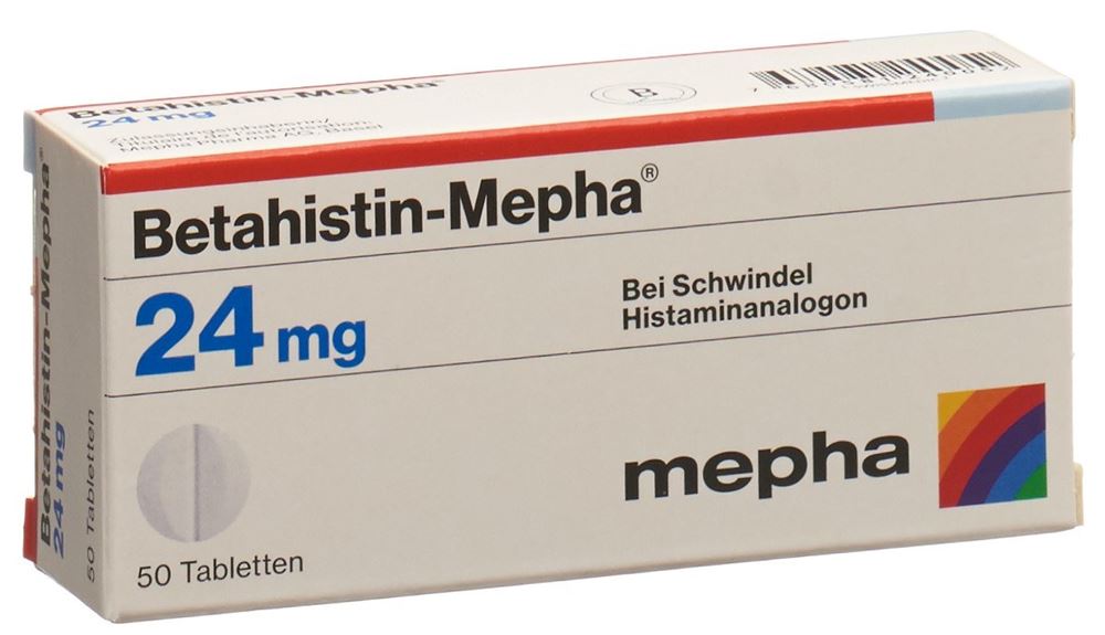 BETAHISTIN Mepha cpr 24 mg 50 pce