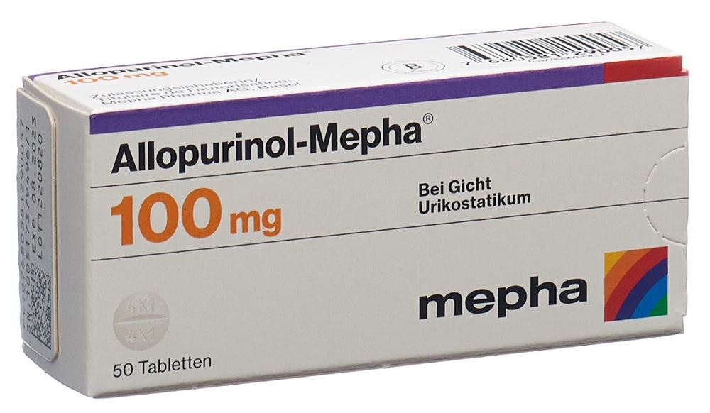 ALLOPURINOL Mepha cpr 100 mg 50 pce
