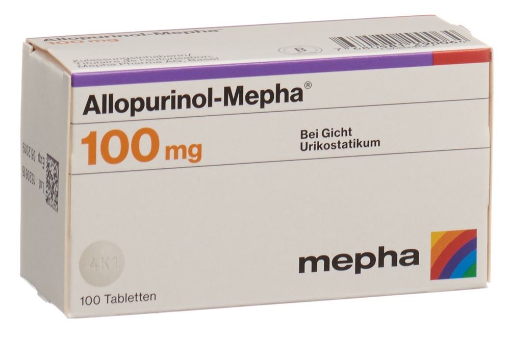 ALLOPURINOL Mepha cpr 100 mg 100 pce