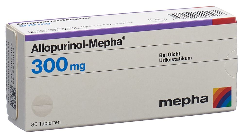 ALLOPURINOL Mepha cpr 300 mg 30 pce