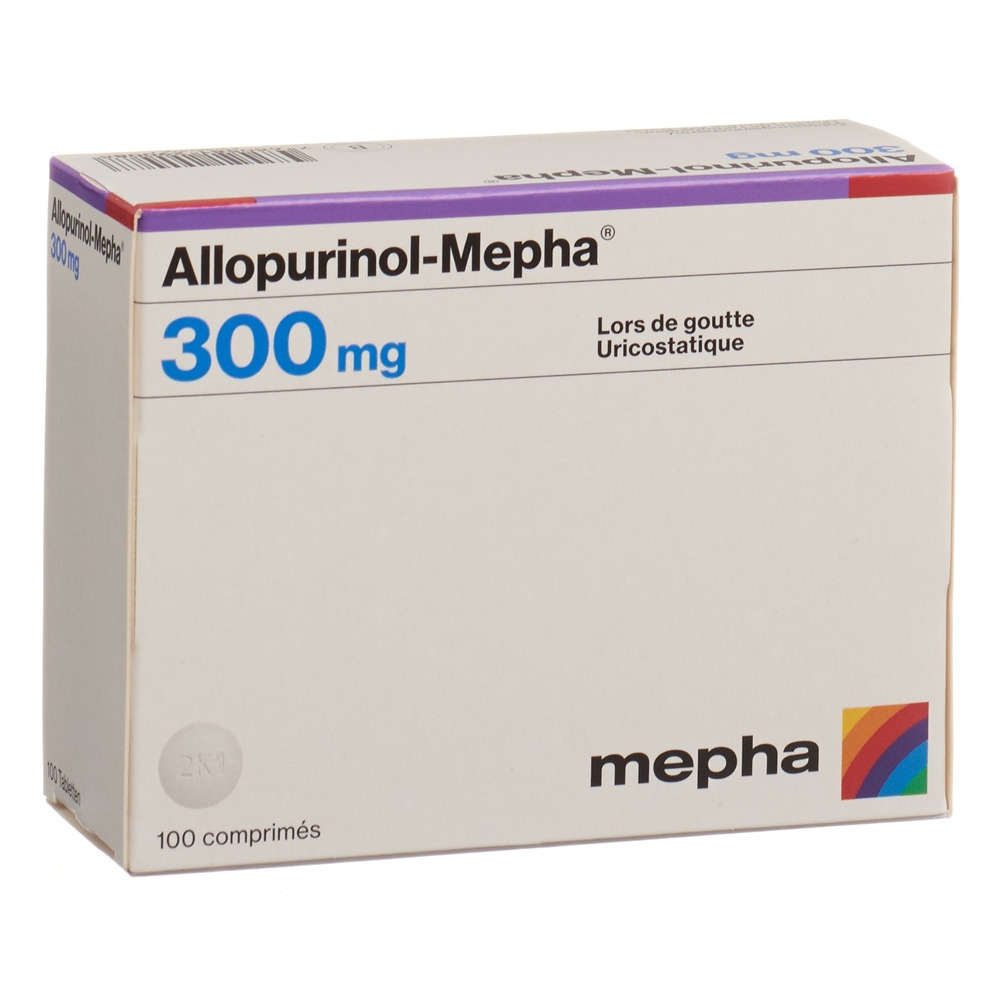 ALLOPURINOL Mepha cpr 300 mg 100 pce