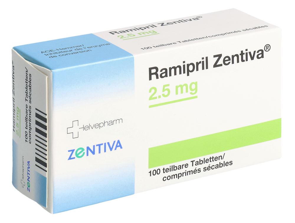 Ramipril Zentiva 2.5, Tabletten
