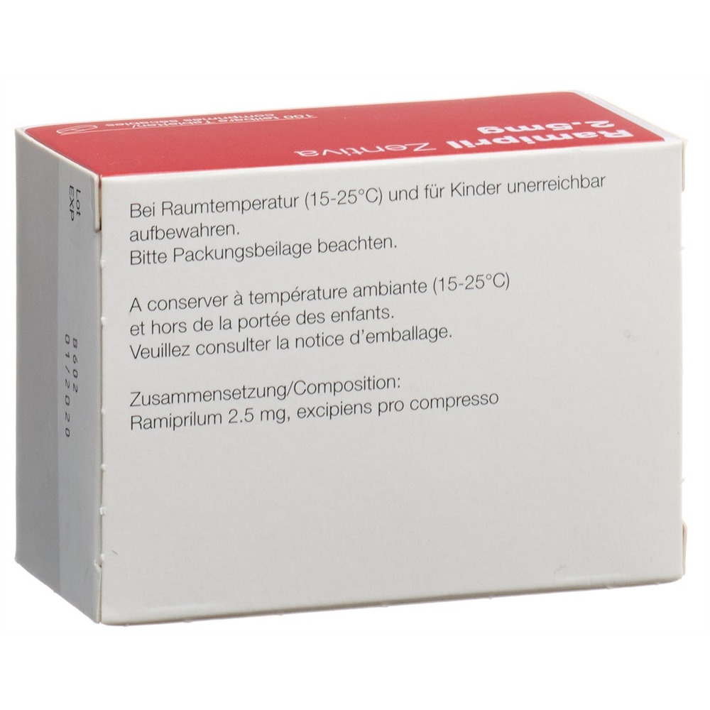 Ramipril Zentiva 2.5, Tabletten
