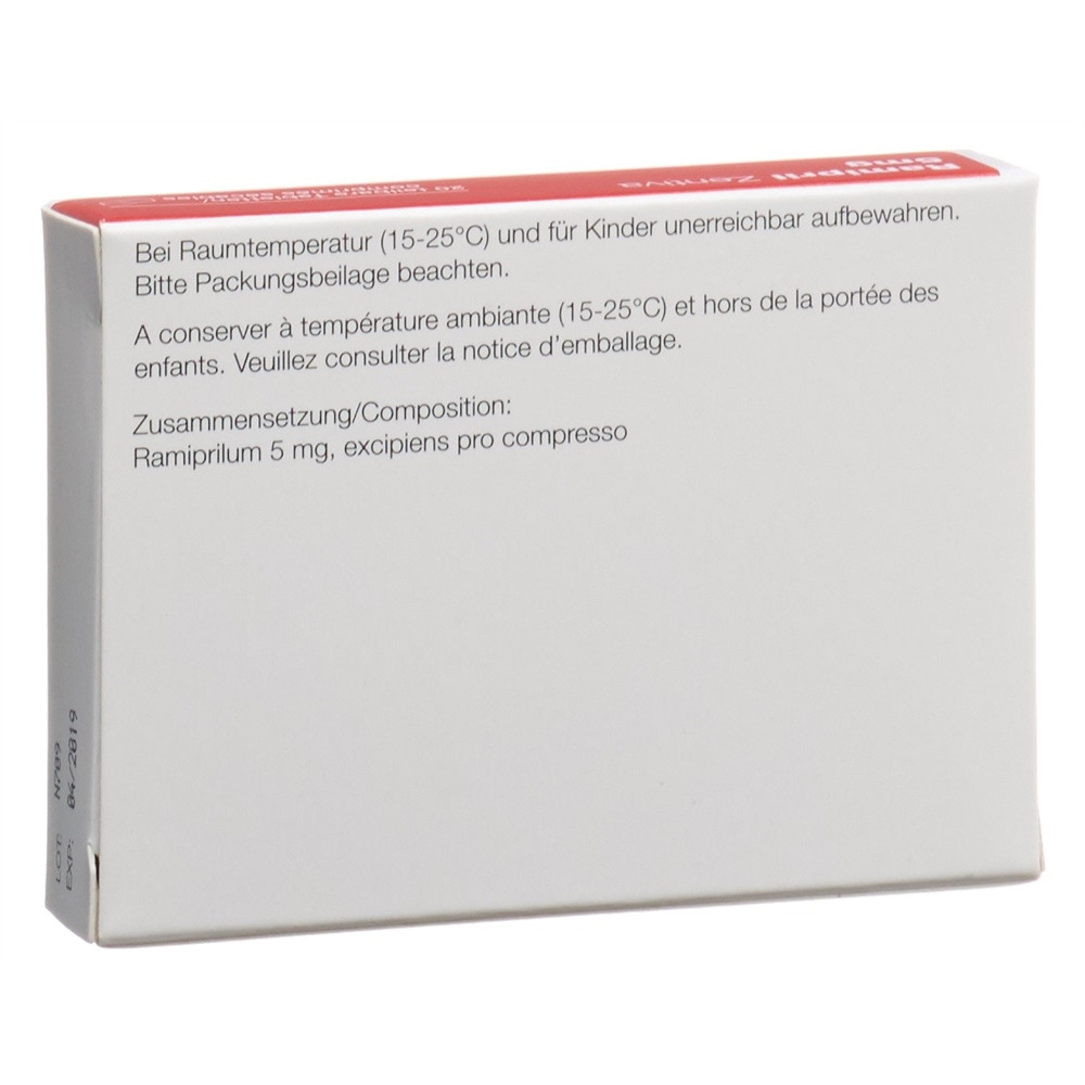 RAMIPRIL Zentiva cpr 5 mg 20 pce