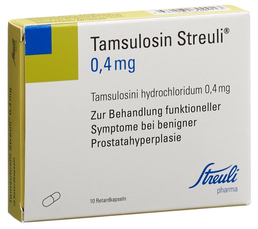 Tamsulosin Streuli 0,4 mg, Retardkapseln