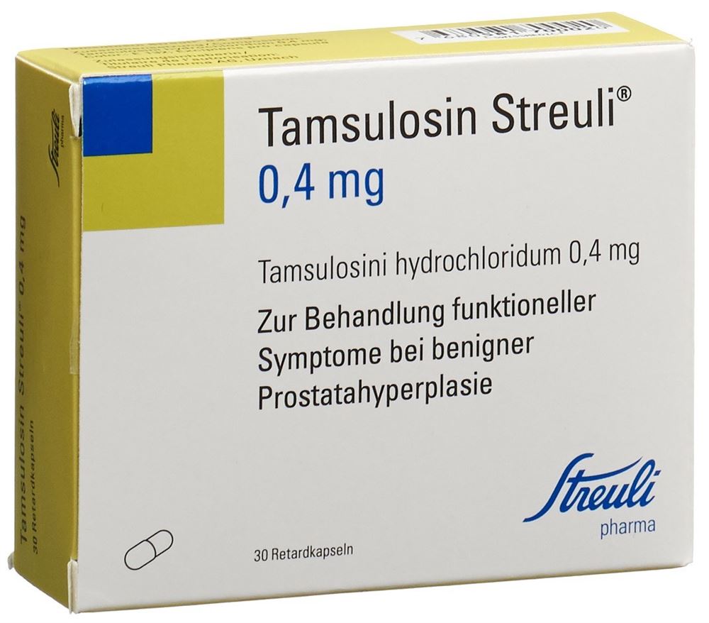 Tamsulosin Streuli 0,4 mg, Retardkapseln