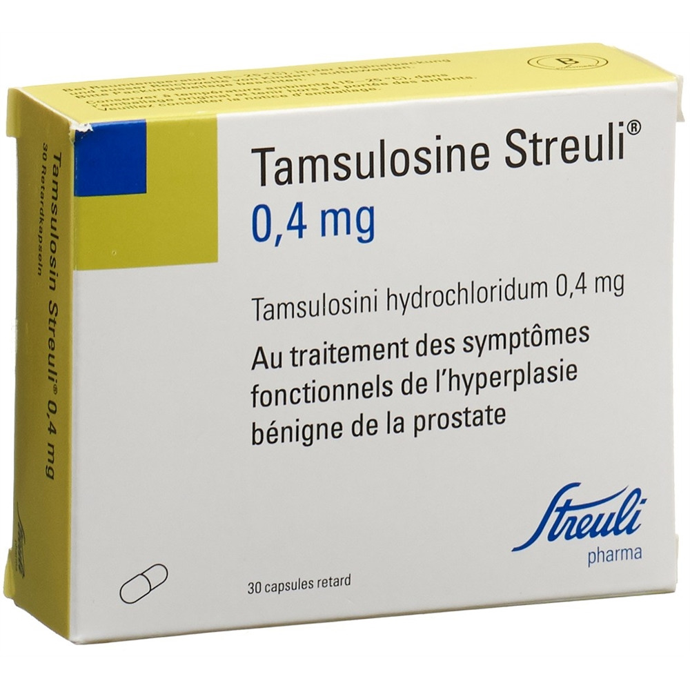 Tamsulosin Streuli 0,4 mg, Retardkapseln