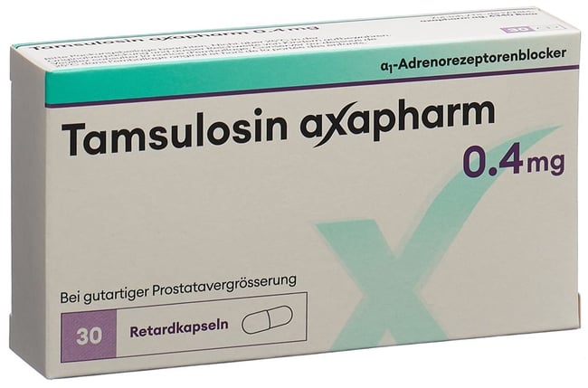 TAMSULOSINE axapharm caps ret 0.4 mg 30 pce