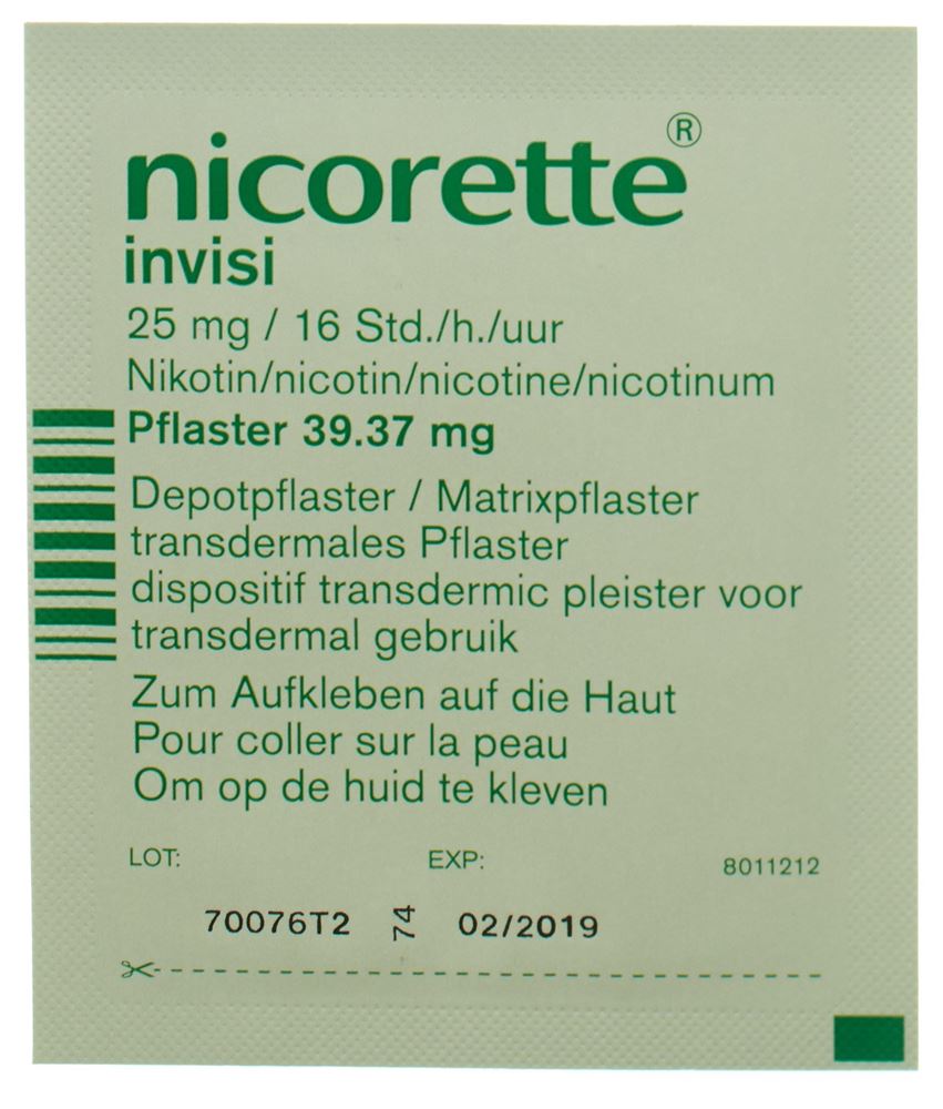 Nicorette Invisi 25 mg/ 16 h, transdermales Pflaster