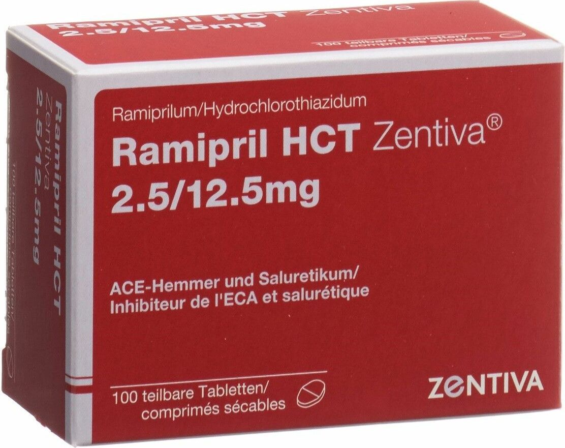 RAMIPRIL HCT Zentiva cpr 2.5/12.5 mg 100 pce